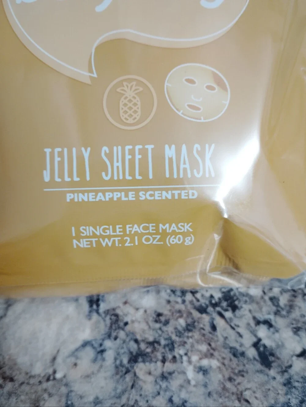 Don't Be Jelly Pineapple Jelly Sheet Mask - 4 Pk.New